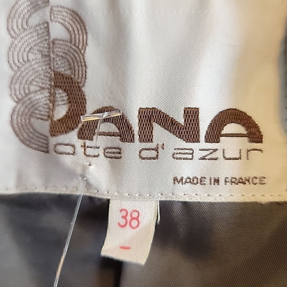Dana Cote D'azur - Wool blend gray short jacket, round collar , size 38= 6 - Picture 2 of 7